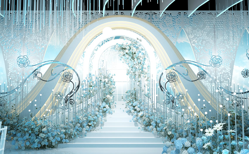 且末釡香烙馍村水晶厅效果展示